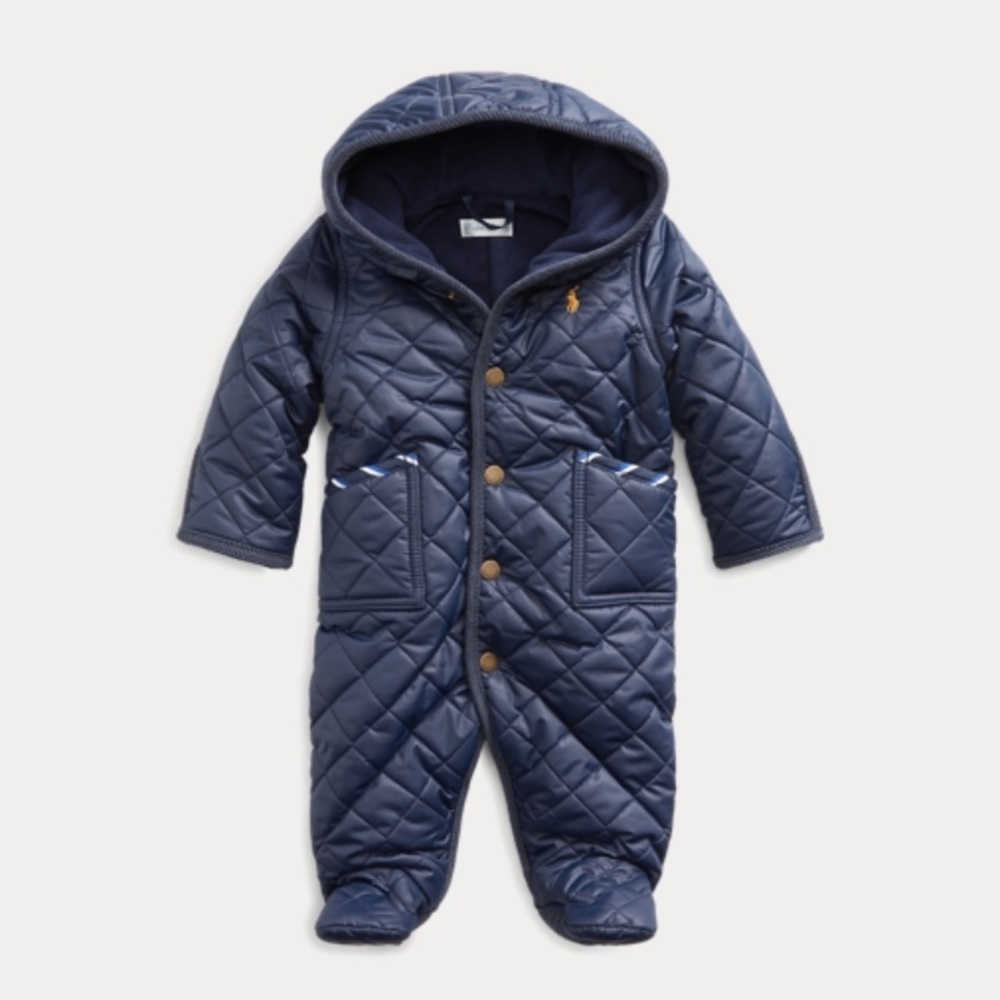 Polo baby boys snowsuit.